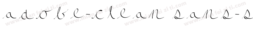adobe-clean sans-se字体转换